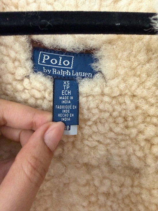 Polo Ralph Lauren Jackets & Blazers - Polo by Ralph Lauren Beige Sherpa Fleece Jacket